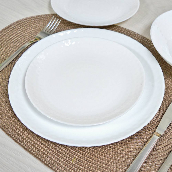 Фото - Столовый сервиз Luminarc Pampille White 19 пр. (Q6158)