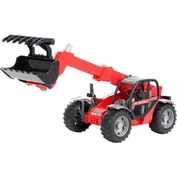Фото - Наземна будівельна техніка BRUDER Дорожній навантажувач із телескопічною стрілою MLT 633 (02125)
