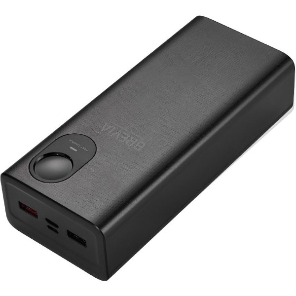 Фото - Батарея мобильная Brevia 30000mAh 65W, Li-Pol, LCD, Black (45365PB)