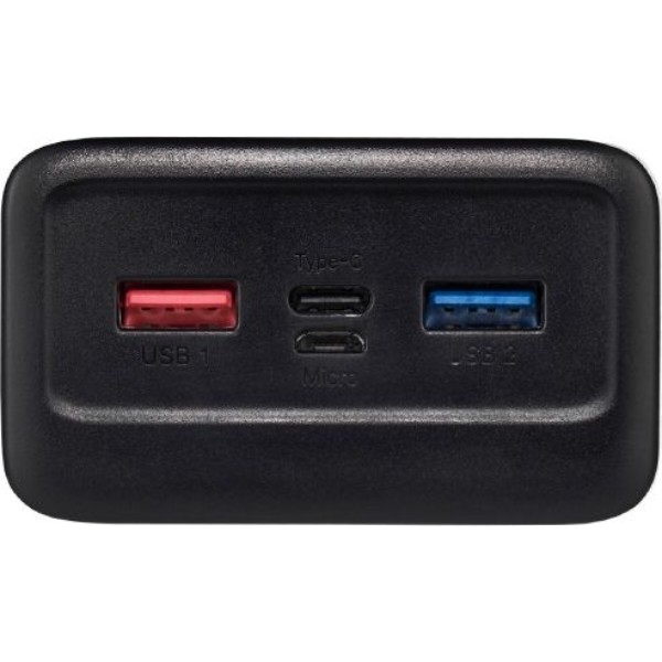 Фото - Батарея мобильная Brevia 30000mAh 65W, Li-Pol, LCD, Black (45365PB)