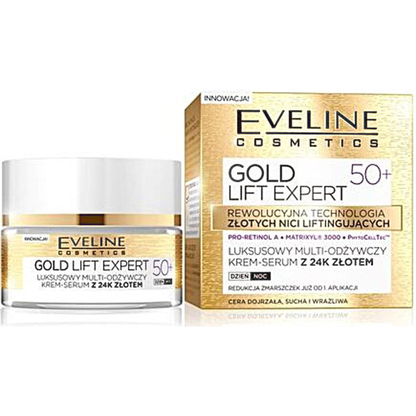 Фото - Крем для лица EVELINE Gold Lift Expert 50+ 50 мл (5901761941944)