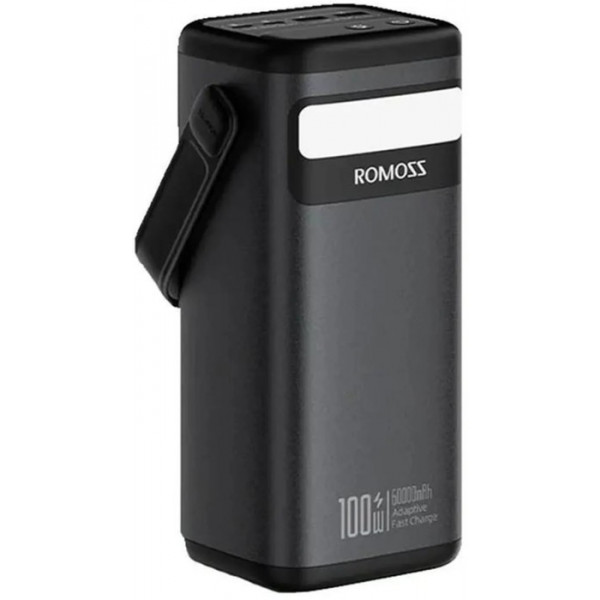 Фото - Батарея мобильная Romoss 60000mAh PMT60 100W Black (PMT60-1D2-2133H)