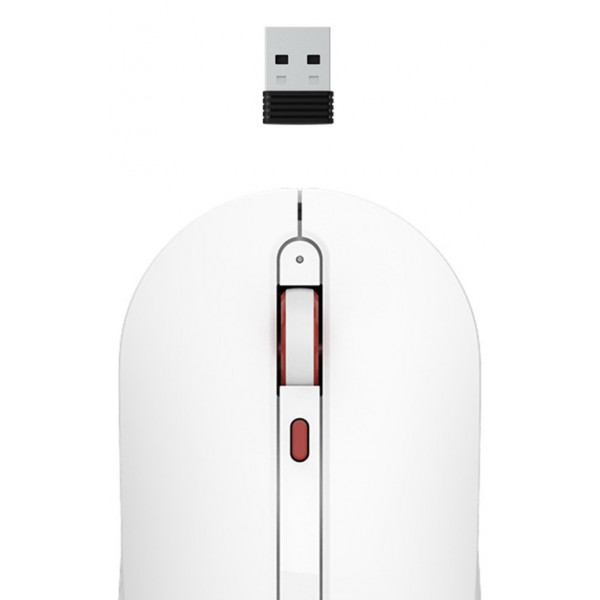 Фото - Миша бездротова Xiaomi MiiiW Wireless Mute Mouse White MWMM01