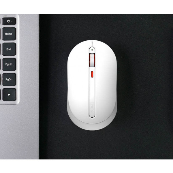 Фото - Миша бездротова Xiaomi MiiiW Wireless Mute Mouse White MWMM01