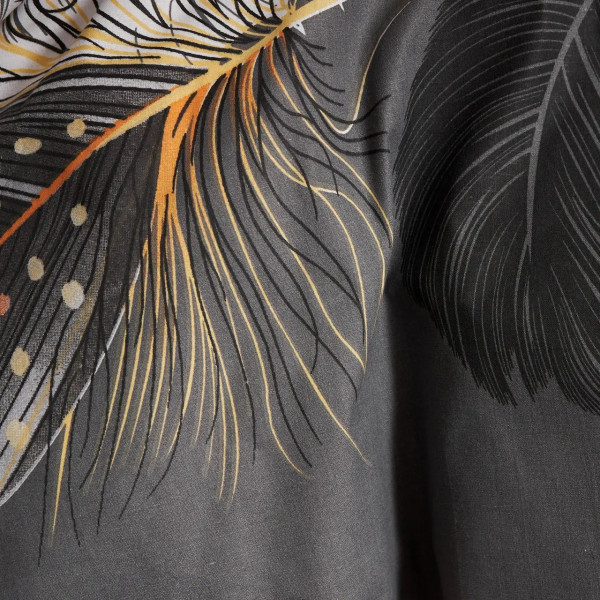 Фото - Комплект постільної білизни Moon&Star Бязь Gold Люкс Mystic Feathers 143х210 см нав. 4х70х70 (MS-820009504)