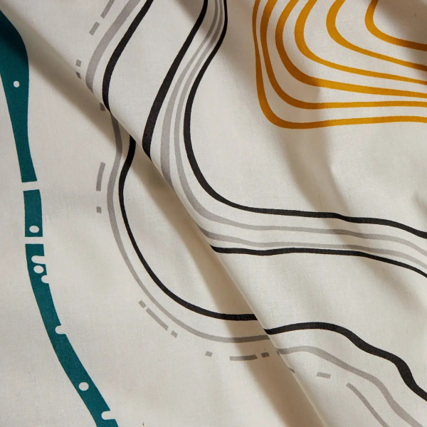 Фото - Комплект постільної білизни Moon&Star Бязь Gold Люкс Natural Waves King Size 220x240 нав. 2х50х70 (MS-820009521)