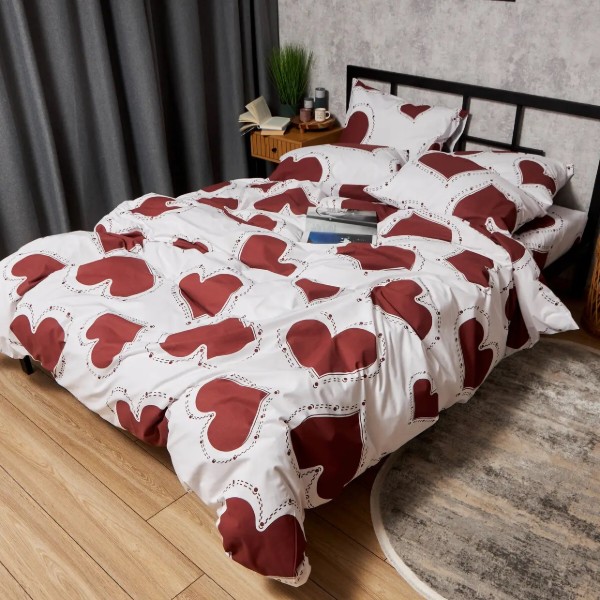 Фото - Комплект постельного белья Moon&Star Бязь Gold Люкс Romantic Mood 143х210 см нав. 2х50х70 (MS-820008766)