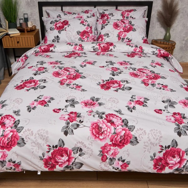 Фото - Комплект постельного белья Moon&Star Бязь Gold Люкс Rose Whisper 175х210 нав. 4х50х70 (MS-820009703)