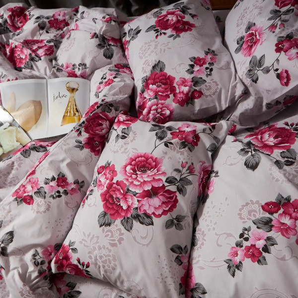 Фото - Комплект постільної білизни Moon&Star Бязь Gold Люкс Rose Whisper King Size 220x240 нав. 4х70х70 (MS-820009699)