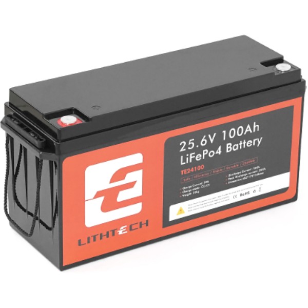 Фото - Аккумулятор для ИБП LITHTECH 25.6V 100Ah (TE24100B)