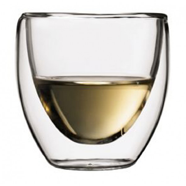 Фото - Набір склянок з подвійними стінками Bodum Pavina 80 мл 2 шт  (4557-10)