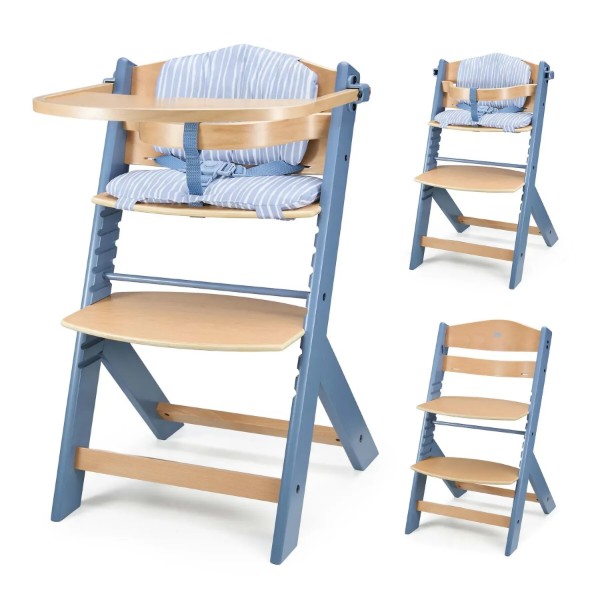Фото - Стільчик для годування класичний Kinderkraft Enock Nordic Breeze (KHENOC00NOR0000)