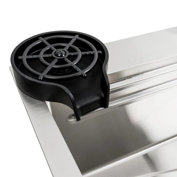 Фото - Мийка кухонна Platinum 75x45G сатин Handmade "Водоспад" повна комплектація