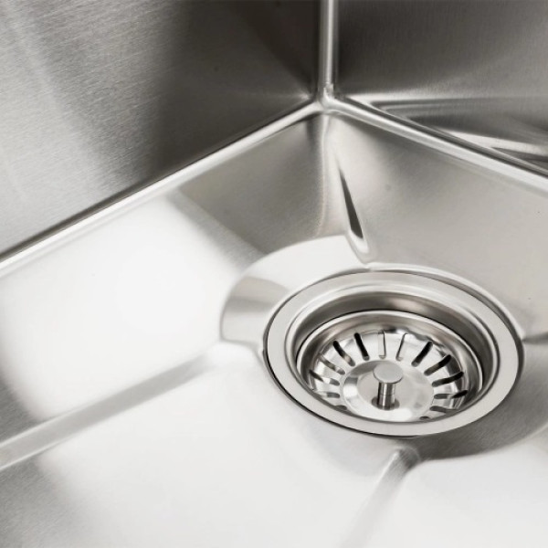 Фото - Мийка кухонна Platinum 75x45G сатин Handmade "Водоспад" повна комплектація