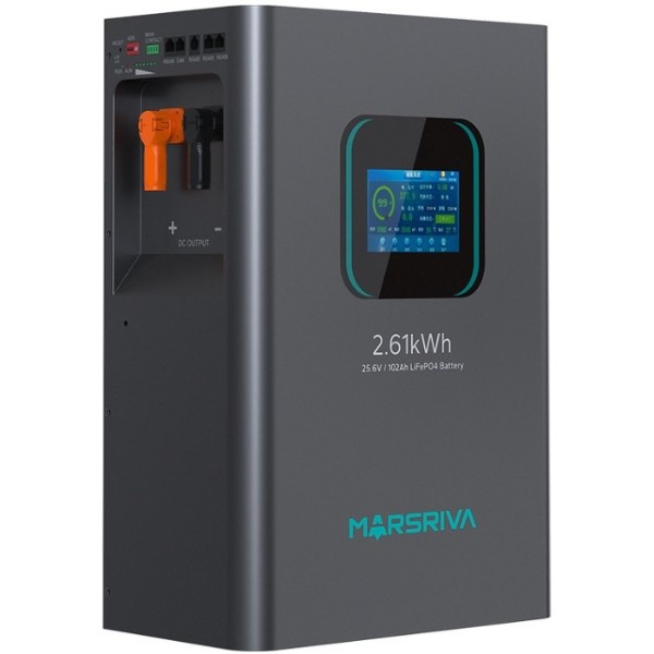 Фото - Акумулятор для ДБЖ Marsriva LiFePO4 25.6V/102Ah (MR-LFP24-100-WMD)