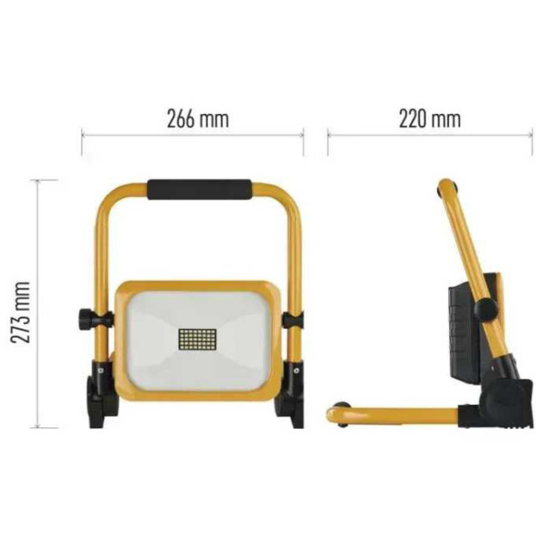 Фото - Світлодіодний прожектор EMOS ZS2822 20W 2000Lm 6500K Li-Ion 6600 mAг IP54