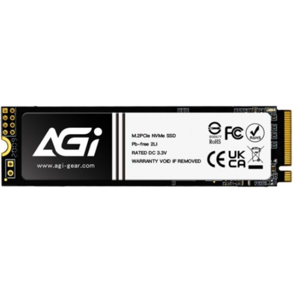Фото - SSD-накопичувач внутрішній AGI 2Tb AI298 M.2 2280 PCIe Gen 3x4 NVMe 1.3 3D NAND (AGI2T0GIMAI298)