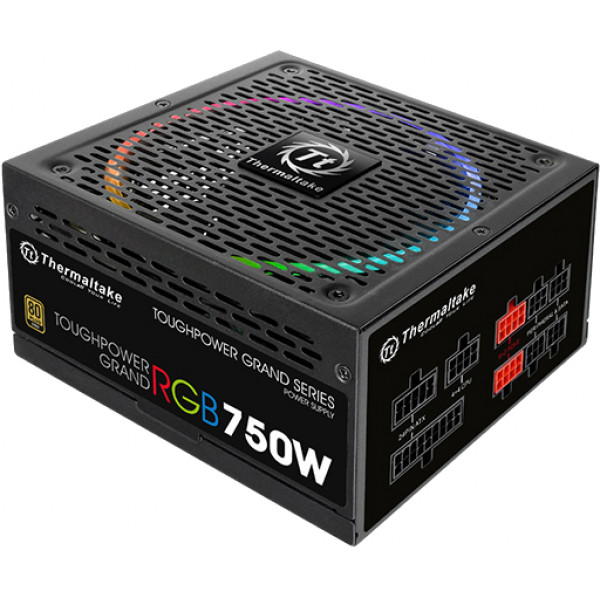 Фото - Блок живлення для ПК Thermaltake Toughpower Grand RGB 750W 80+ Gold (PS-TPG-0750FPCGEU-R)