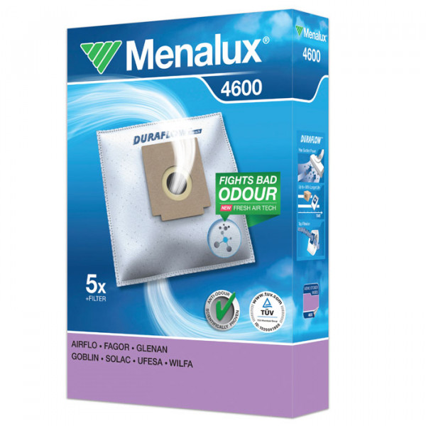 Фото - Набор мешков + фильтр для пылесоса Menalux 4600