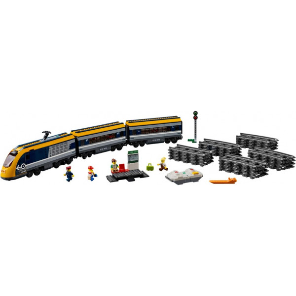 Фото - Конструктор LEGO City Пасажирський поїзд (60197)
