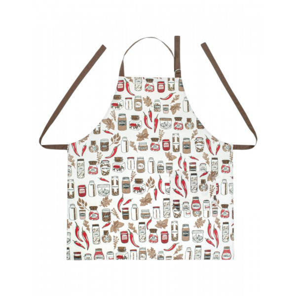 Фото - Фартух Home Line Полупанама спеції коричневий (179976) Фото - Фартух Home Line Полупанама спеції коричневий (179976)