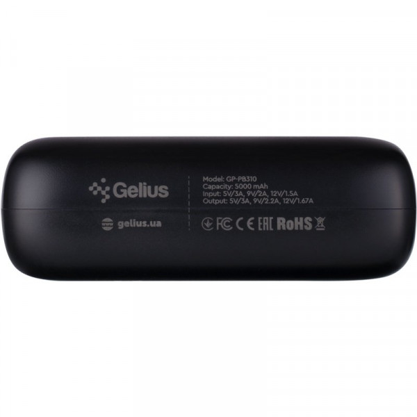 Фото - Батарея мобильная Gelius MiniBoost GP-PB310 5000mAh 22,5W Black (99417)