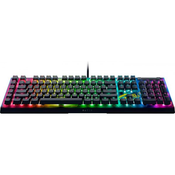 Фото - Клавиатура проводная игровая Razer BlackWidow V4 X, Yellow Switch, Fortnite (RZ03-04703600-R3M1)