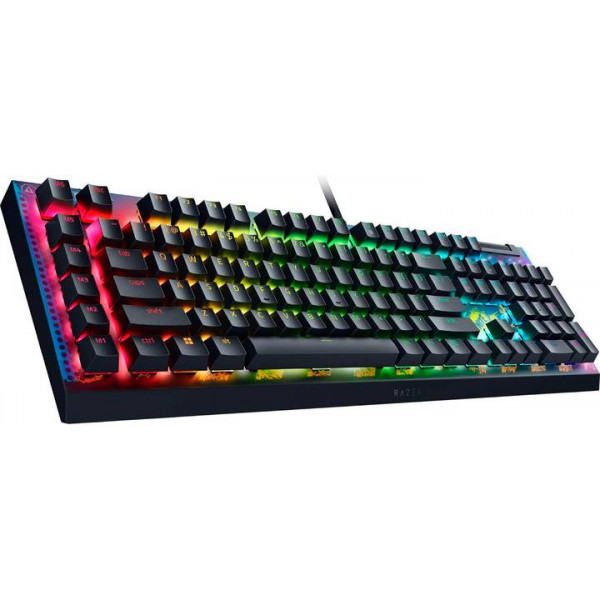 Фото - Клавиатура проводная игровая Razer BlackWidow V4 X, Yellow Switch, Fortnite (RZ03-04703600-R3M1)