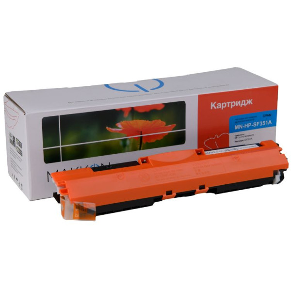 Фото - Картридж для лазерних принтерів/БФП Makkon сумісний аналог HP СF352A (130A) yellow (MN-HP-SF351A)