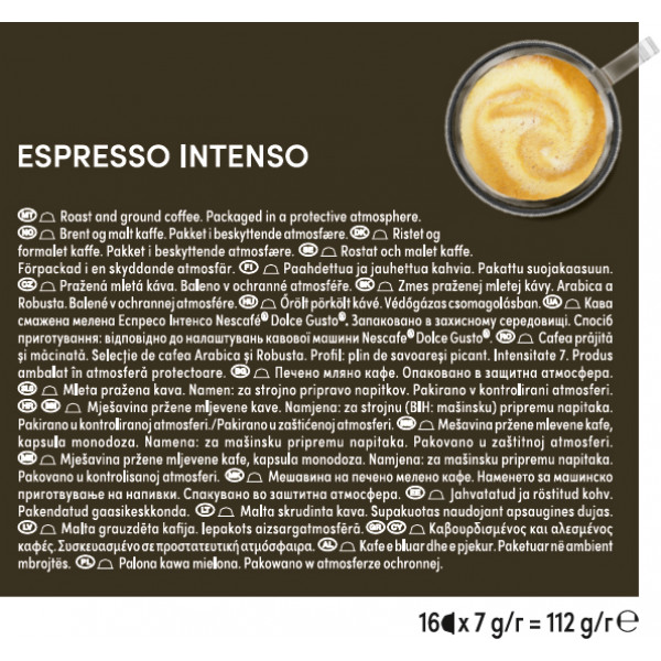 Фото - Кава у капсулах Nescafe DOLCE GUSTO Espresso Intenso 112 г