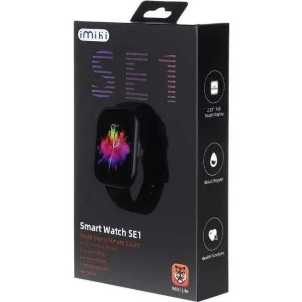 Фото - Смарт-годинник iMiki SE1 Black Silicone Strap