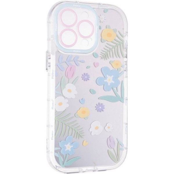 Фото - Чохол для смартфону Gelius Mirror Case for iPhone 14 Pro Max Flowers (101629)