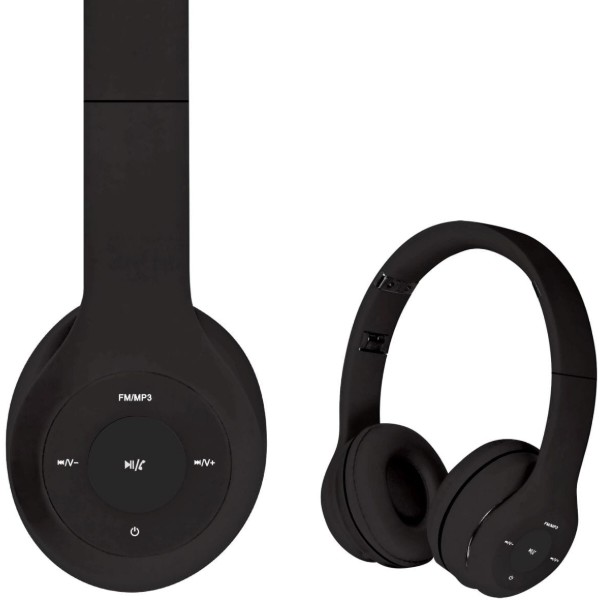 Фото - Навушники повнорозмірні бездротові FREESTYLE HEADSET BLUETOOTH Black (FH0915B)