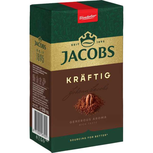 Фото - Кофе молотый Jacobs Kraftig 250 г