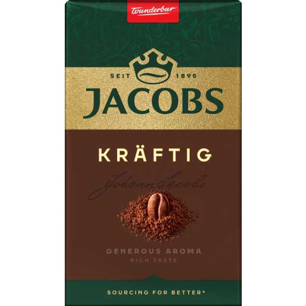 Фото - Кофе молотый Jacobs Kraftig 250 г