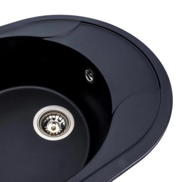 Фото - Мийка кухонна Platinum 5847 ONYX матова (чорна)