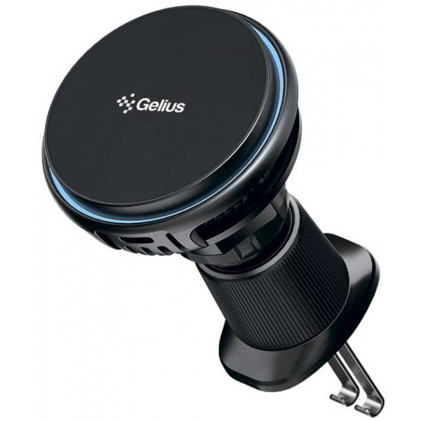 Фото - Автодержатель с беспроводной зарядкой Gelius Chill GP-WCH010i Magnetic Wireless Charging 15W (98752)