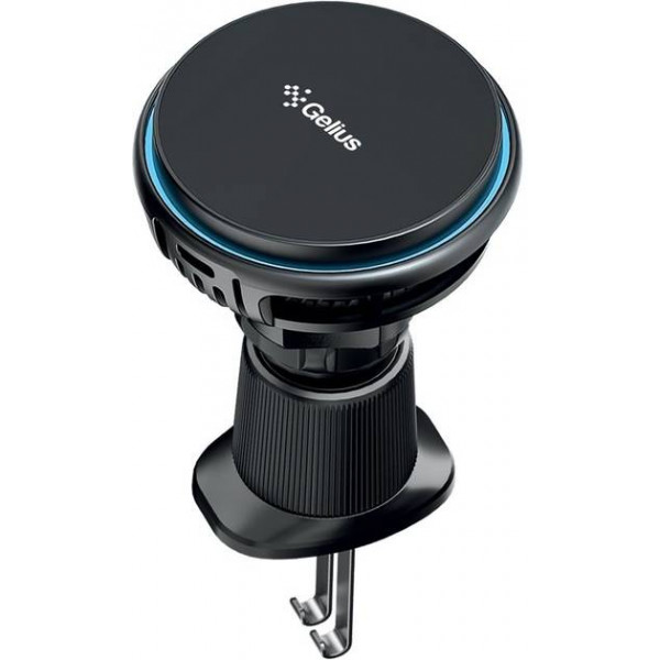 Фото - Автодержатель с беспроводной зарядкой Gelius Chill GP-WCH010i Magnetic Wireless Charging 15W (98752)