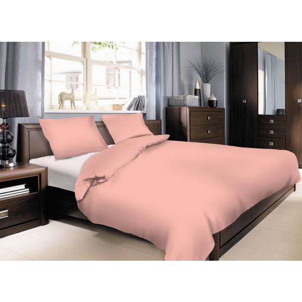 Фото - Підковдра двоспальна Zastelli бязь 14-1418 Peach Melba 200х220 см (18566)