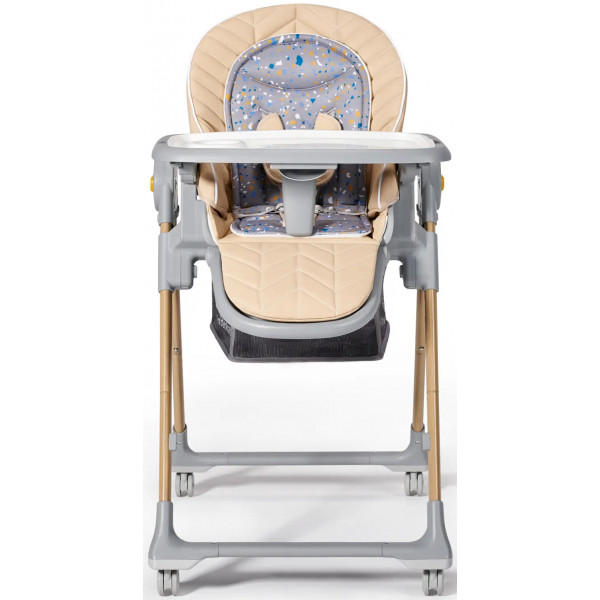 Фото - Уцінка - Стільчик для годування класичний Kinderkraft Lastree Beige Wood (KHLAST00BEGW000)