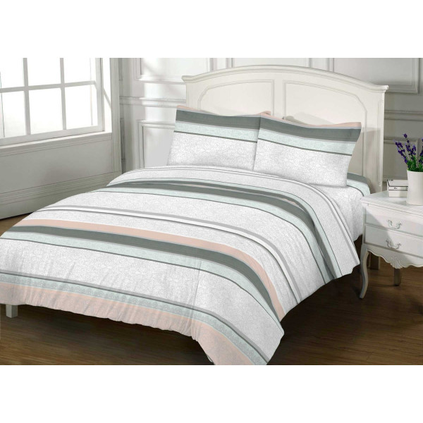 Фото - Пододеяльник двуспальный Zastelli бязь 2847 C Grey 175x210 см Разноцветная (21587)