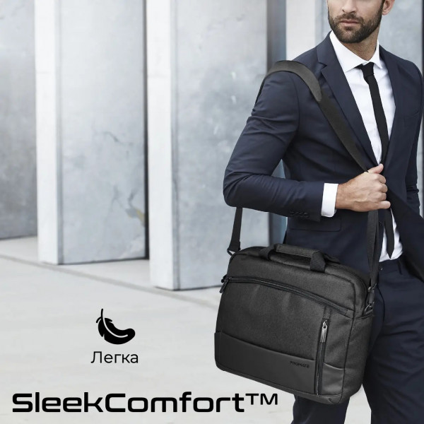 Фото - Сумка для ноутбуку Promate satchel-mb.black