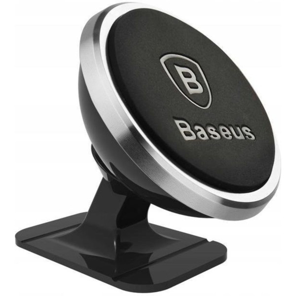 Фото - Автодержатель Baseus 360° Adjustable Magnetic Phone Mount Silver (SUCX140012)
