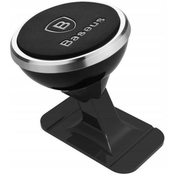 Фото - Автодержатель Baseus 360° Adjustable Magnetic Phone Mount Silver (SUCX140012)