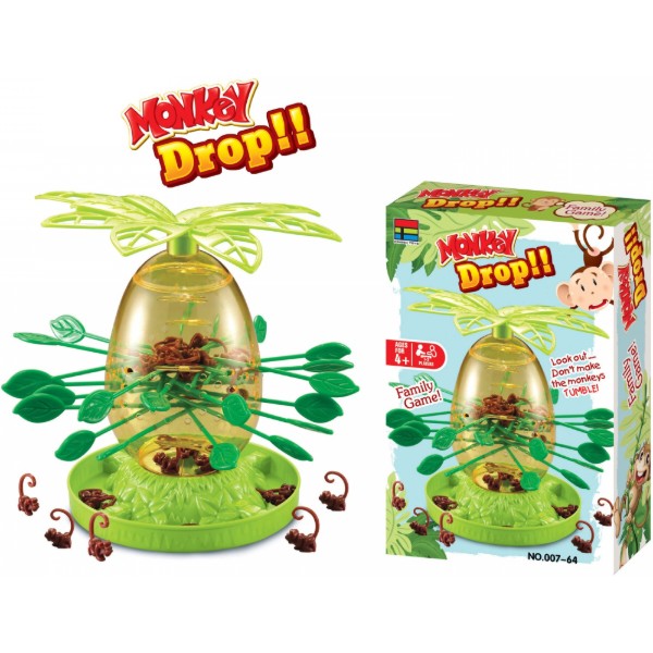 Фото - Настільна гра (5-7 років) Kingso Toys Веселі мавпи (007-64)