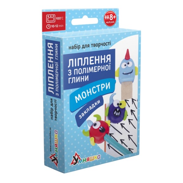Фото - Лепка из глины Умняшка Закладки Монстры (ПГ-006)