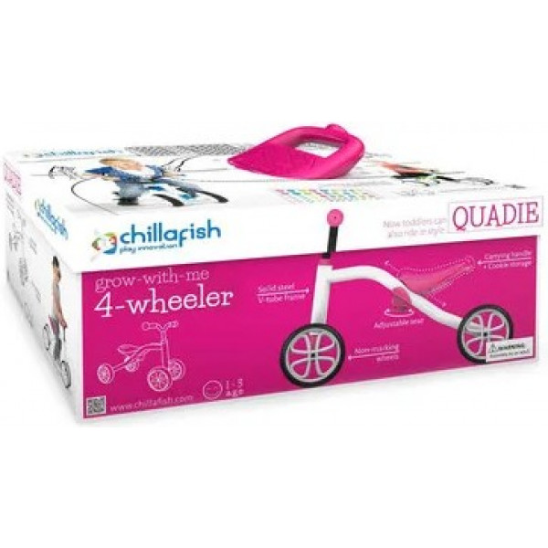 Фото - Беговел Chillafish Quadie Розовый (CPQD01PIN)