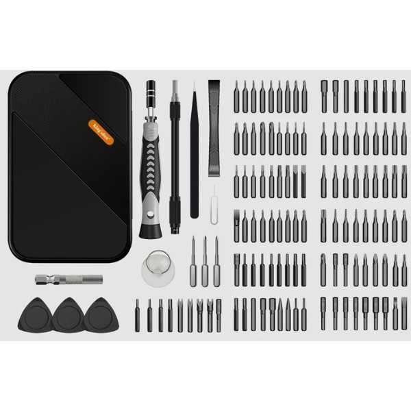 Фото - Отвертка со сменными битами Kingsdun KS-1014339 130в1 Black