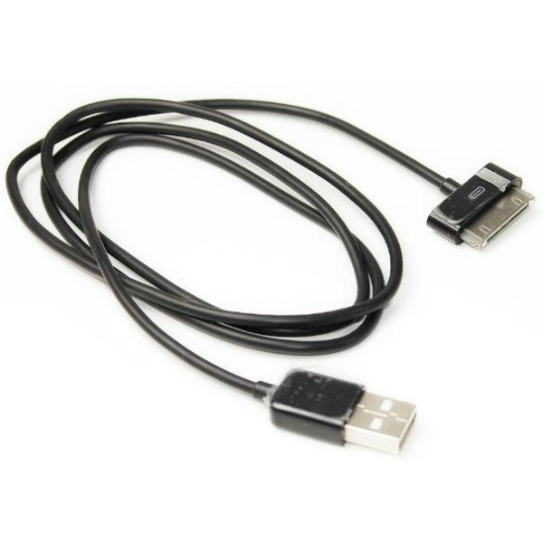 Фото - Кабель PowerPlant USB-Apple 30pin 1m Black (DV00DV4045B)