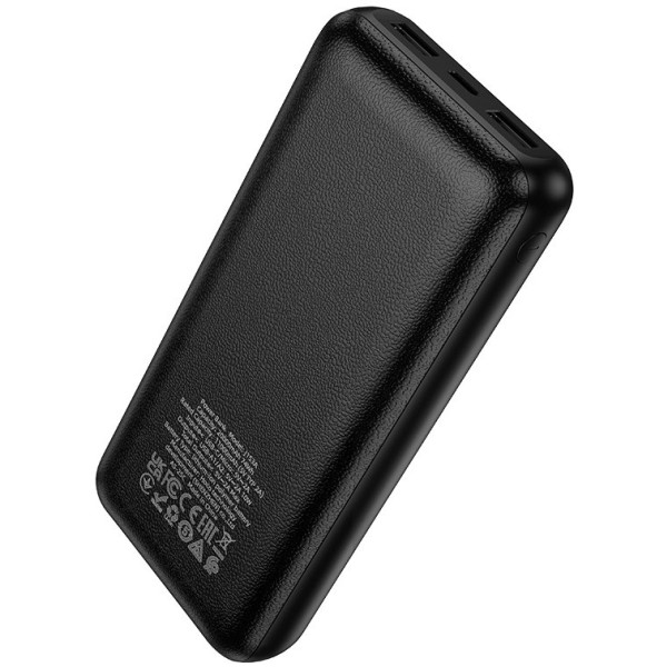 Фото - Батарея мобильная HOCO J153A Stability 10W 20000 mAh Black (715100)